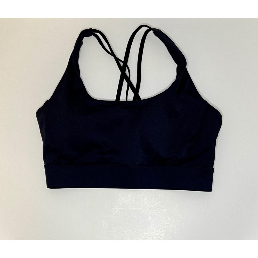 Black Strappy sports bra size medium